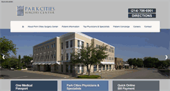 Desktop Screenshot of parkcitiessurgery.com